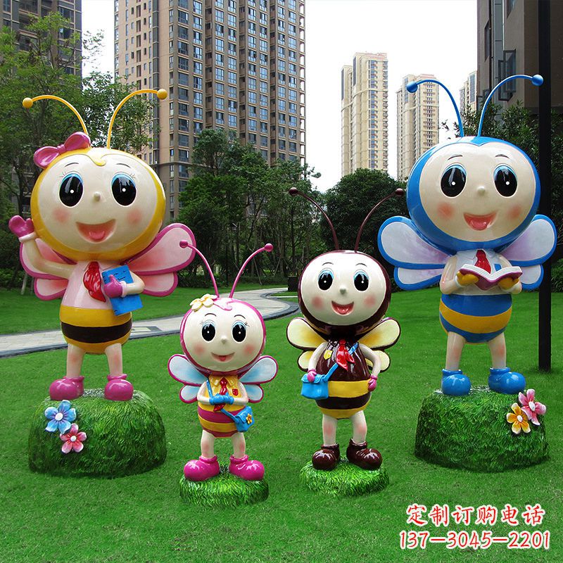 常州玻璃钢制蜜蜂雕塑让你的家园拥有自然之美
