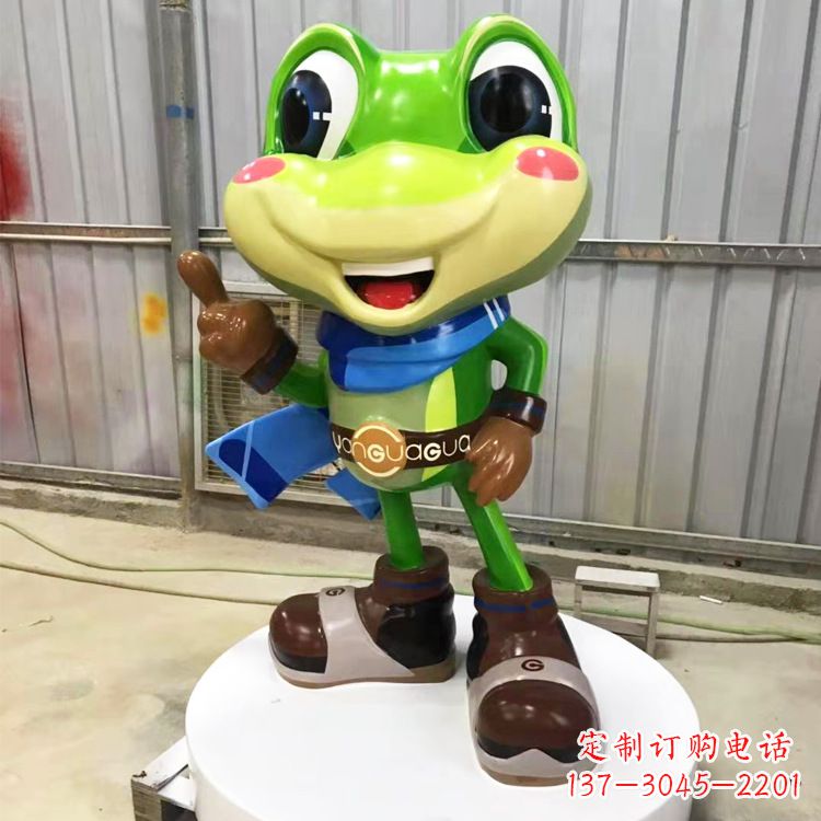 常州玻璃钢青蛙雕塑——为商场儿童游乐场增添点缀