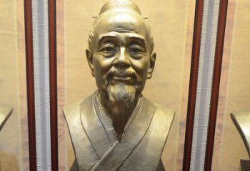 常州扁鹊医学家铜雕