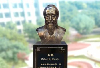 常州玻璃钢扁鹊著名医生半身像雕塑