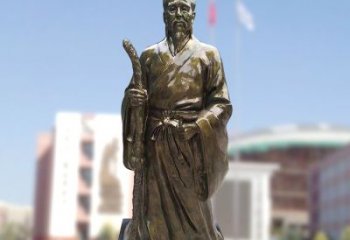 常州玻璃钢仿铜扁鹊雕塑
