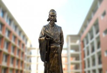 常州祖冲之雕像——传承校园历史的象征