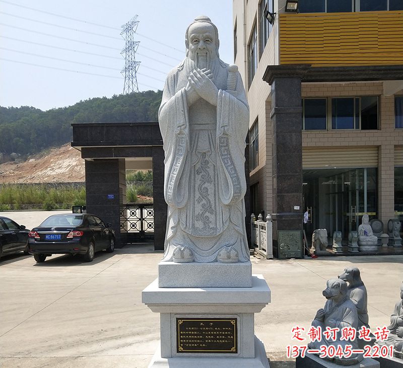 常州玻璃钢孔子像