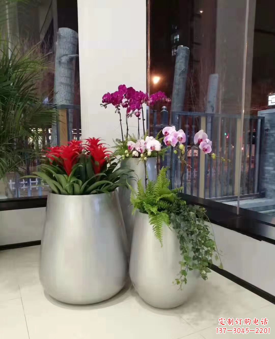 常州玻璃钢花盆雕塑艺术之美