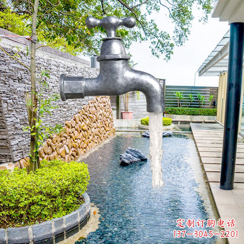 常州玻璃钢水龙头喷泉