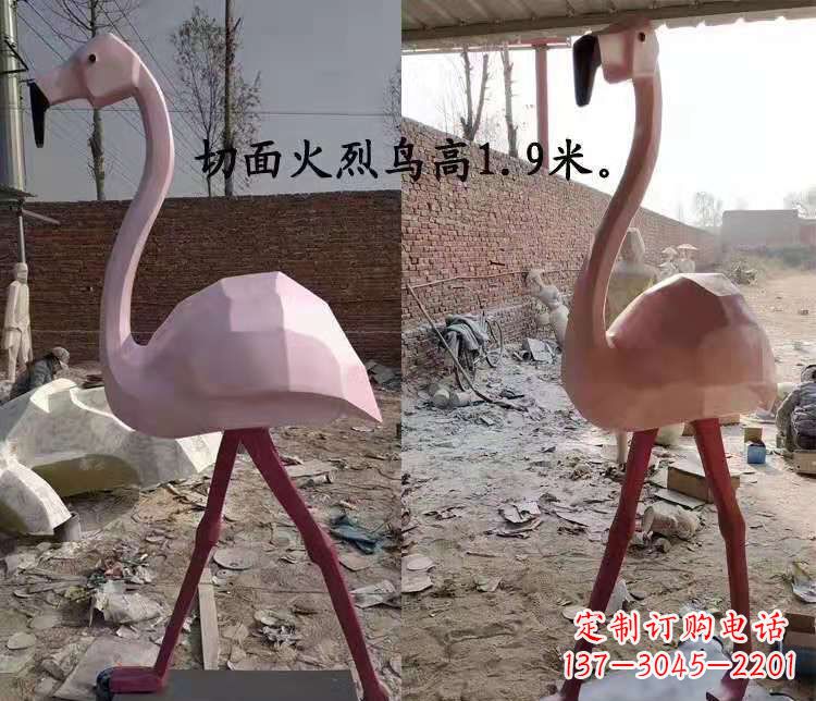 常州玻璃钢仙鹤雕塑公园园林景观动物摆件