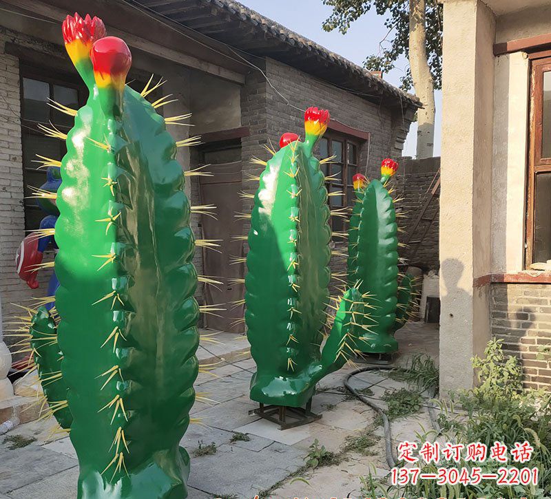常州仙人掌雕塑玻璃钢的艺术精品