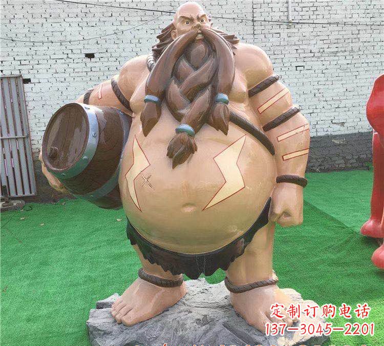 常州玻璃钢英雄联盟人物雕塑