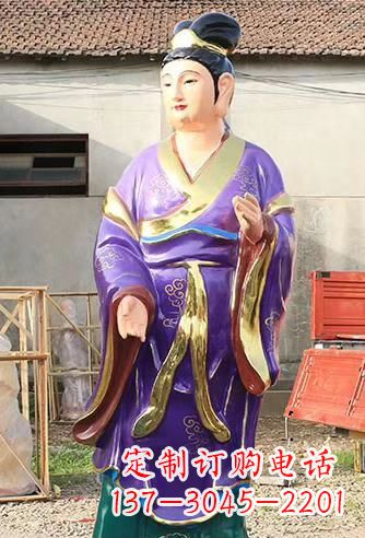 常州玻璃钢宗教庙宇彩绘八仙神像