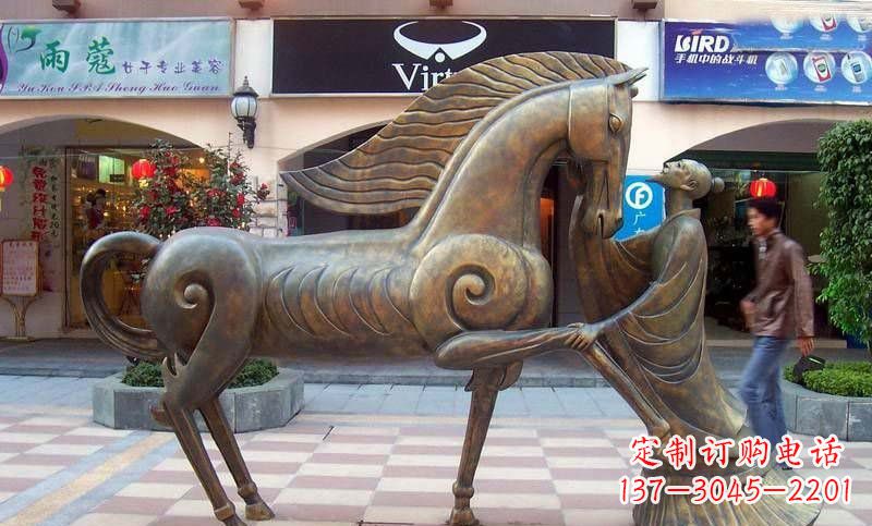 常州传承着传奇马雕塑