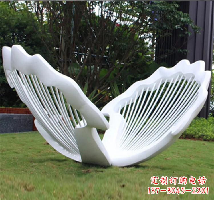 常州不锈钢贝壳雕塑艺术精品