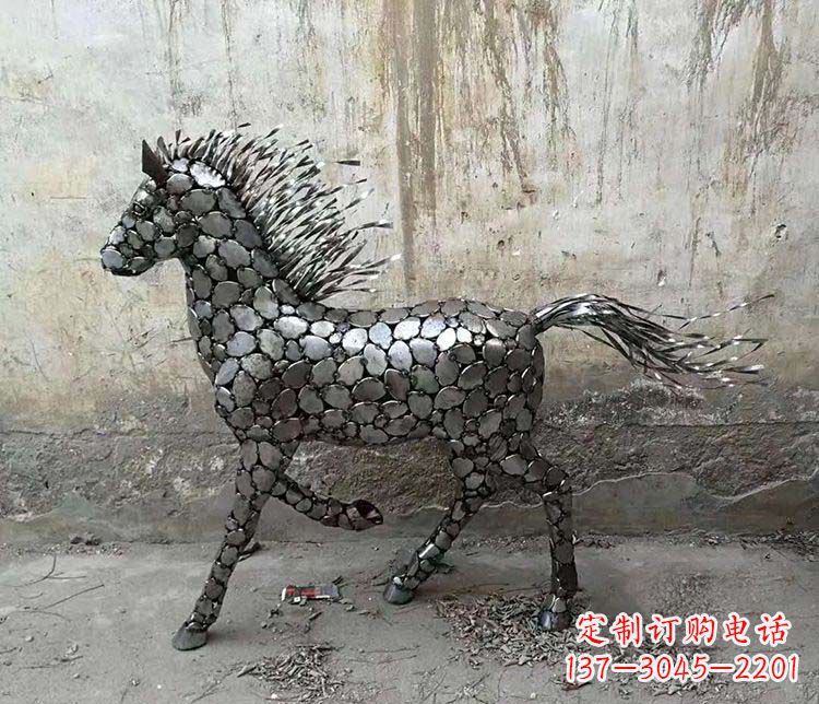常州不锈钢奔马雕塑艺术与自由的象征