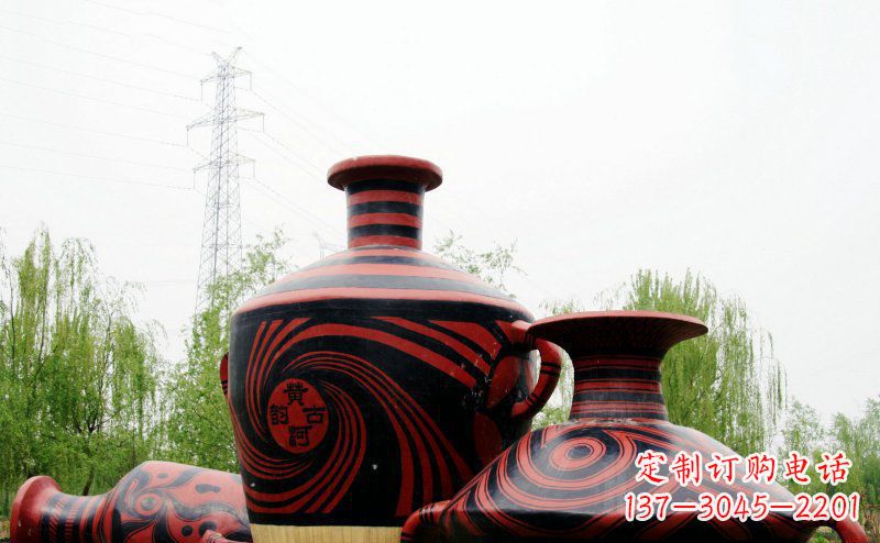 常州不锈钢彩色花盆雕塑
