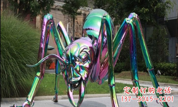常州不锈钢彩色蚂蚁公园景观雕塑