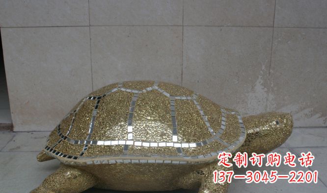 常州不锈钢彩银乌龟公园景观雕塑艺术与自然的完美融合