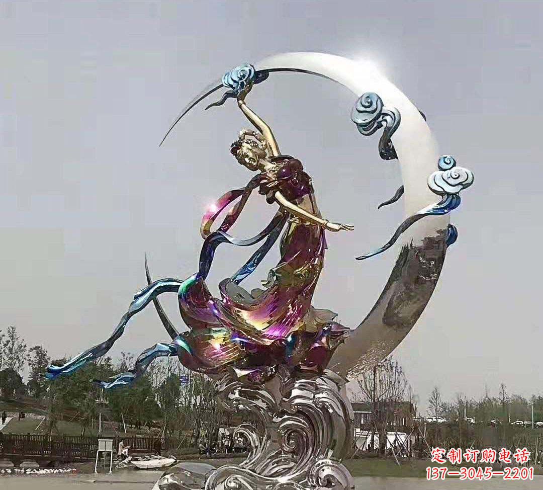 常州不锈钢嫦娥奔月雕塑