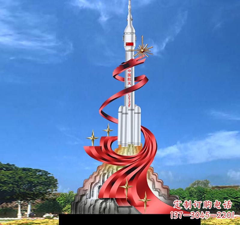 常州嫦娥飞天——不锈钢嫦娥雕塑