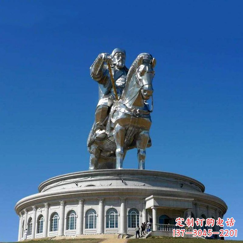 常州不锈钢成吉思汗雕塑——一座引人入胜的大型雕塑