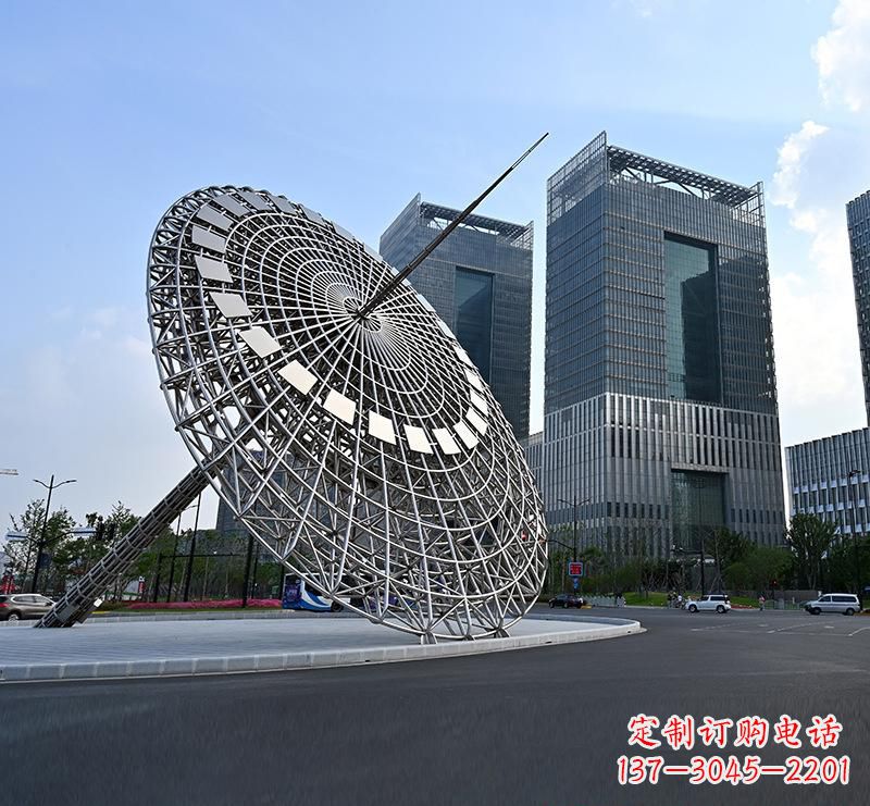 常州不锈钢城市璀璨的摩天轮雕塑
