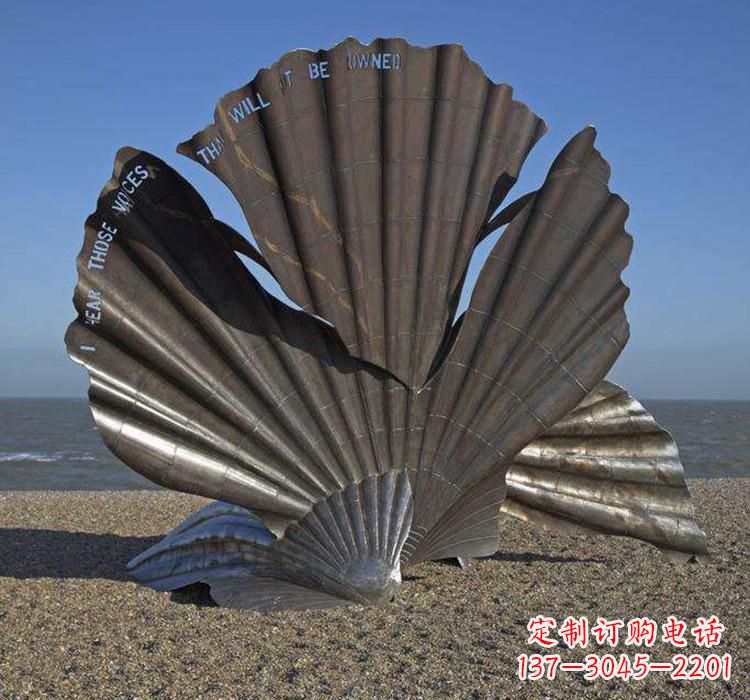 常州不锈钢城市扇贝雕塑