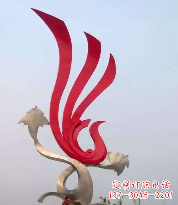 常州不锈钢城市铁艺凤凰雕塑