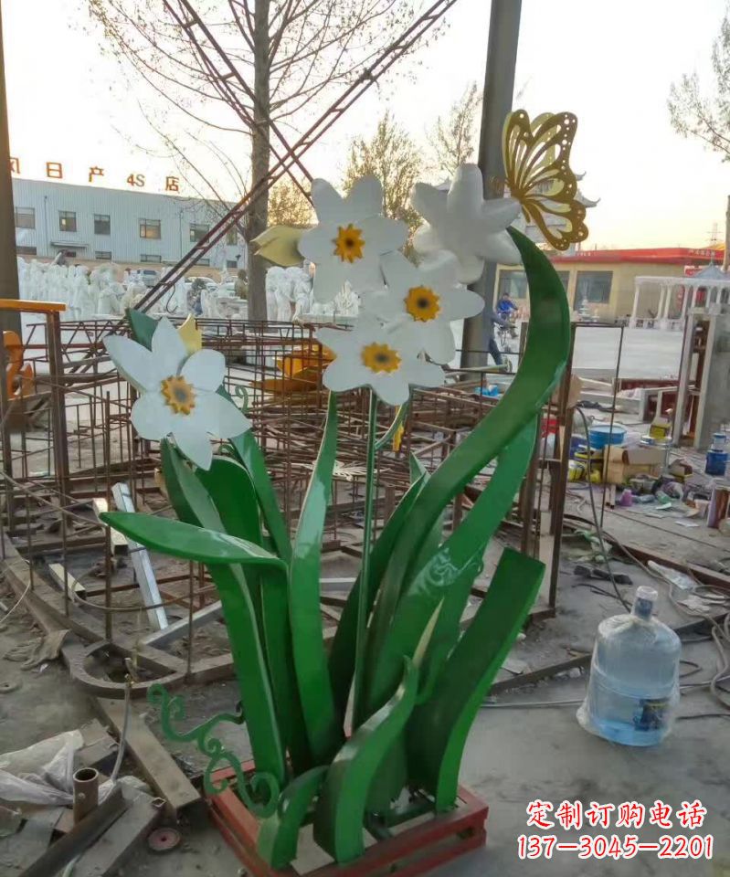常州不锈钢城市紫荆花雕塑