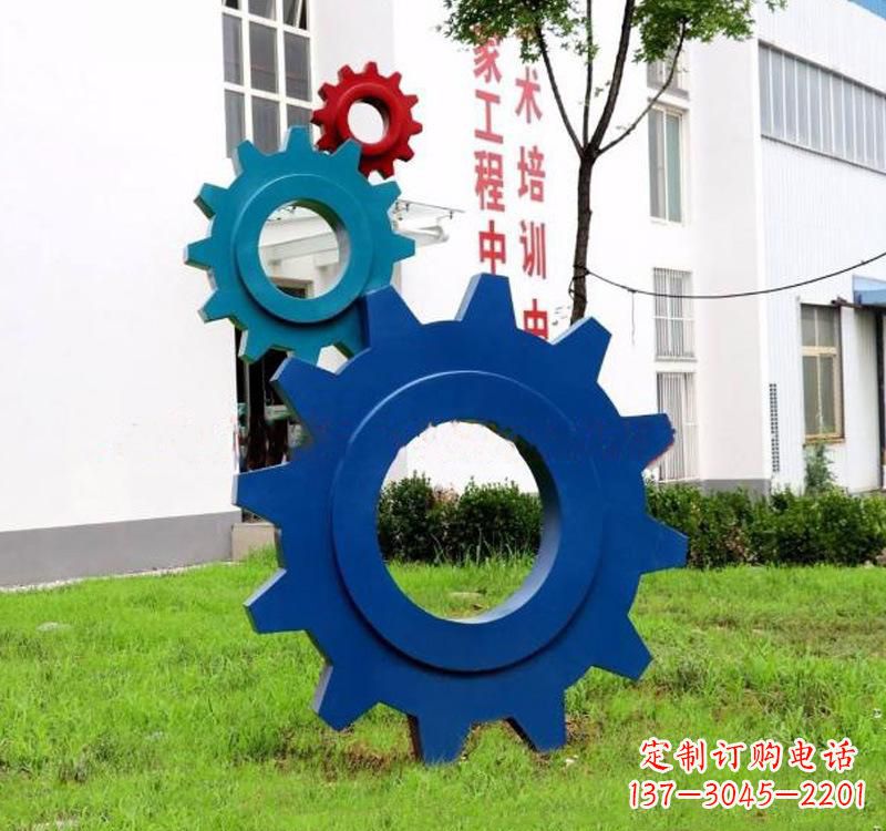 常州不锈钢齿轮雕塑创新艺术的结晶