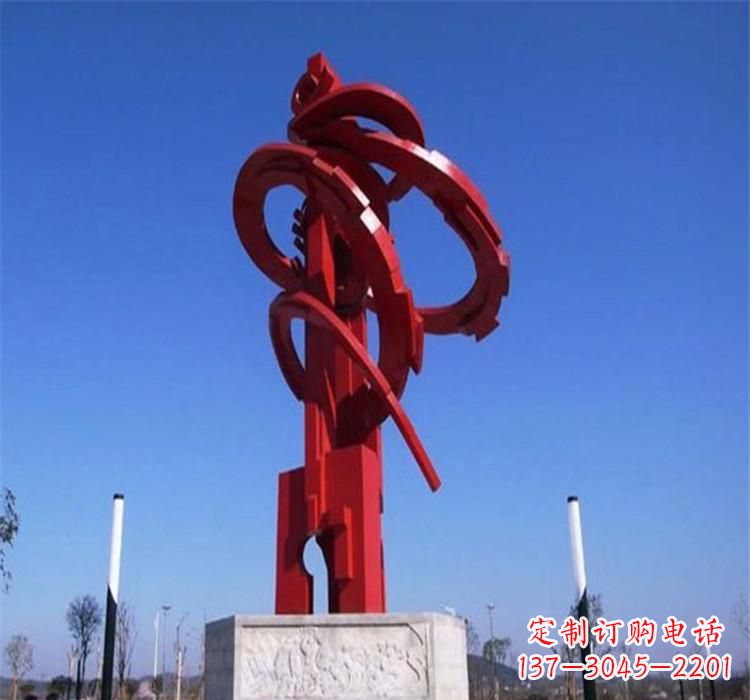 常州不锈钢齿轮雕塑把技术艺术完美结合