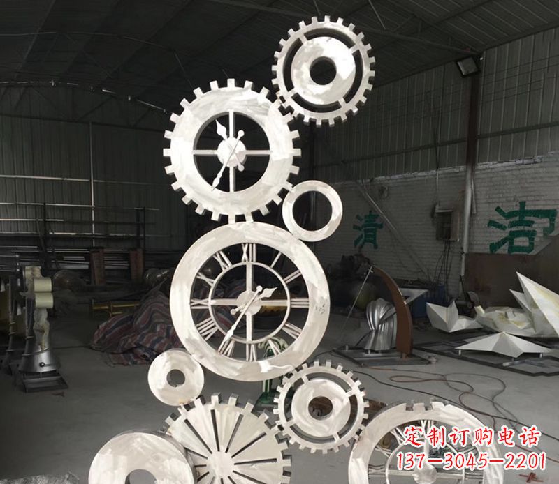 常州不锈钢齿轮雕塑艺术与科技的完美结合
