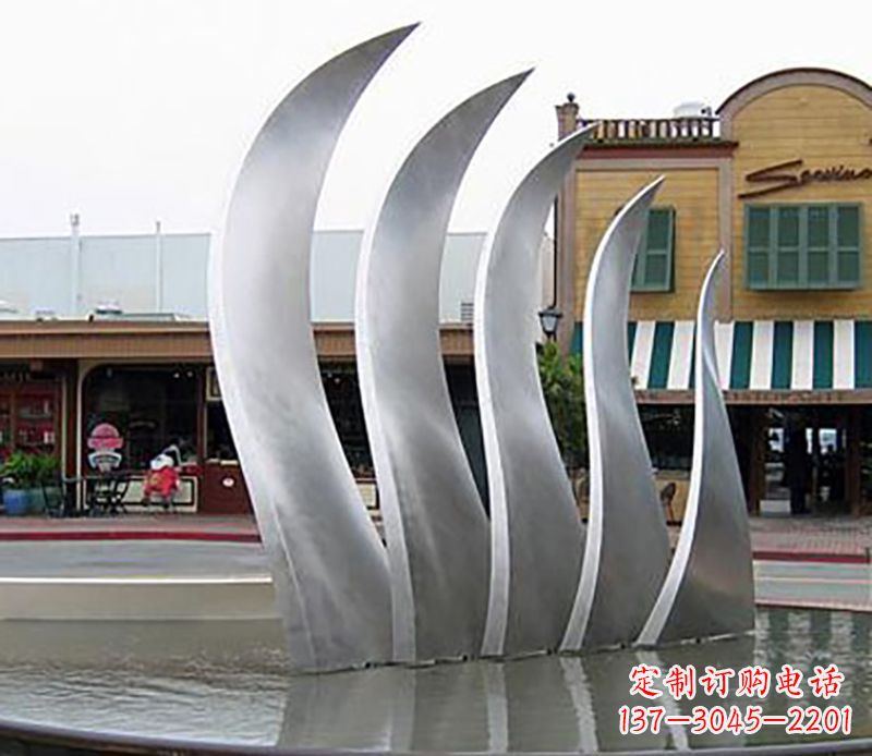 常州不锈钢翅膀雕塑给空中带来力量与美丽