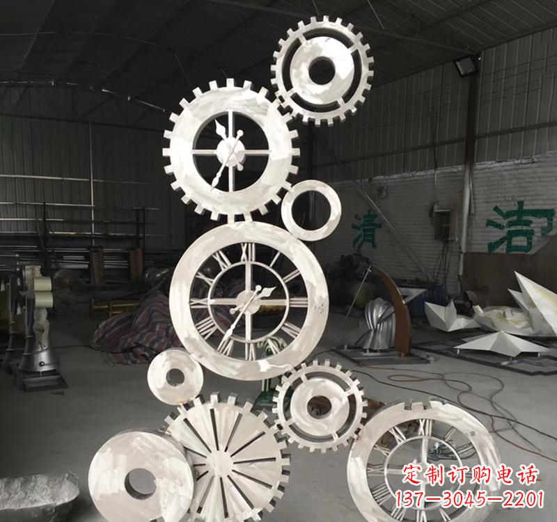 常州齿轮雕塑精致细腻的艺术品