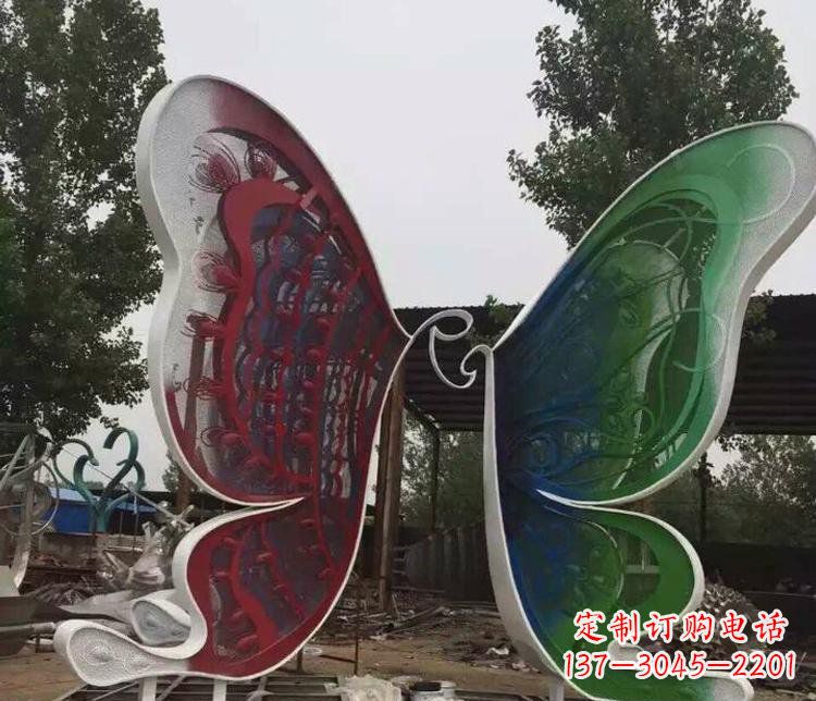 常州不锈钢蝴蝶公园动物雕塑