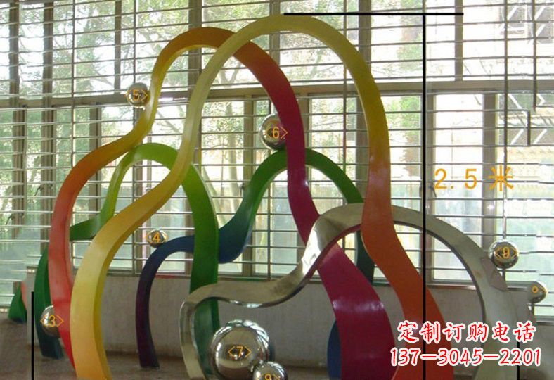 常州不锈钢假山雕塑精致耐用的艺术品