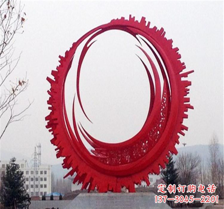 常州不锈钢抽象齿轮雕塑