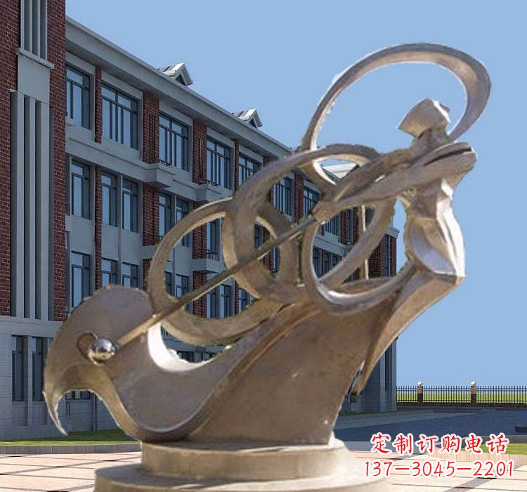 常州不锈钢制作的高尔夫球雕塑