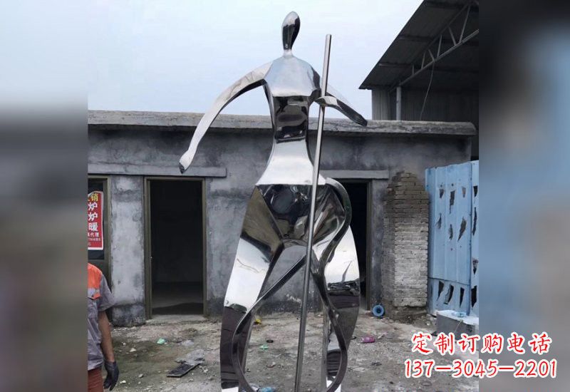 常州精致的不锈钢大提琴雕塑