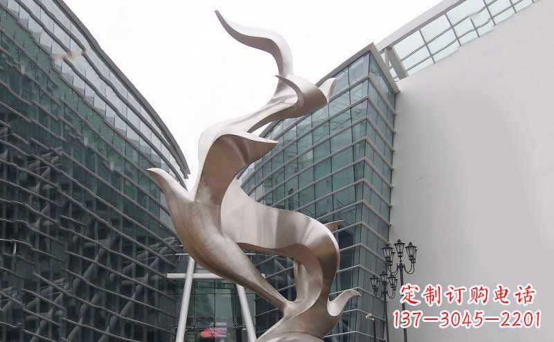 常州不锈钢大雁雕塑