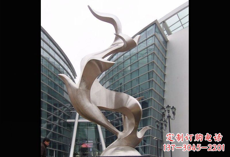 常州精美的不锈钢大雁雕塑