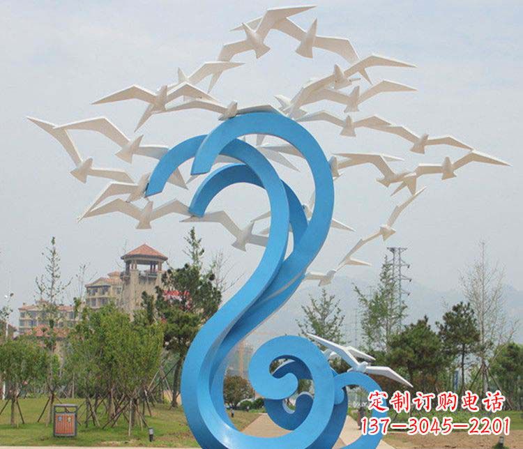 常州不锈钢大雁雕塑传承传统文化的象征
