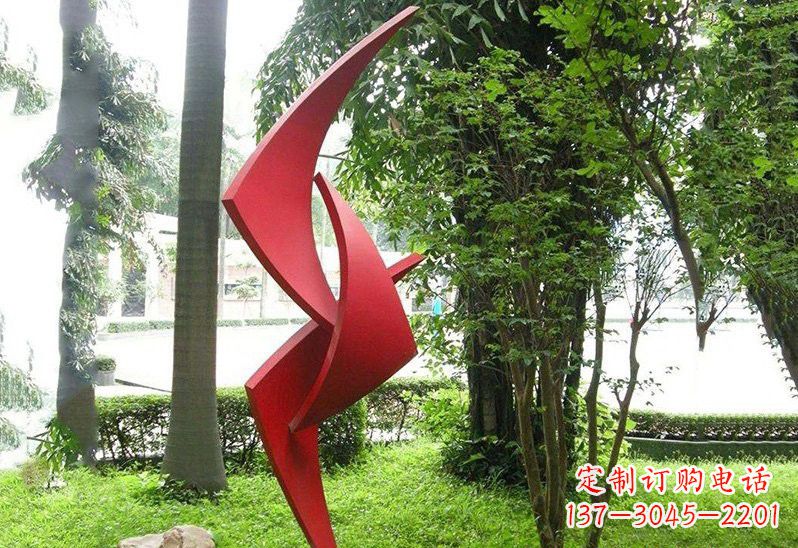 常州不锈钢抽象的风车雕塑