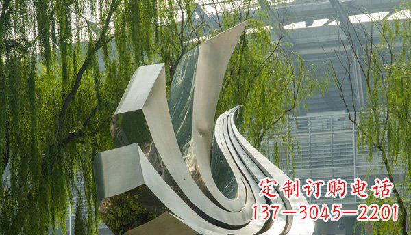 常州不锈钢抽象动物鸽子雕塑