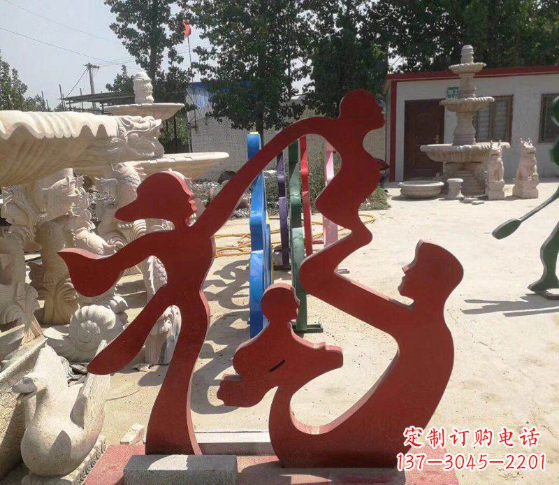 常州不锈钢福字雕塑