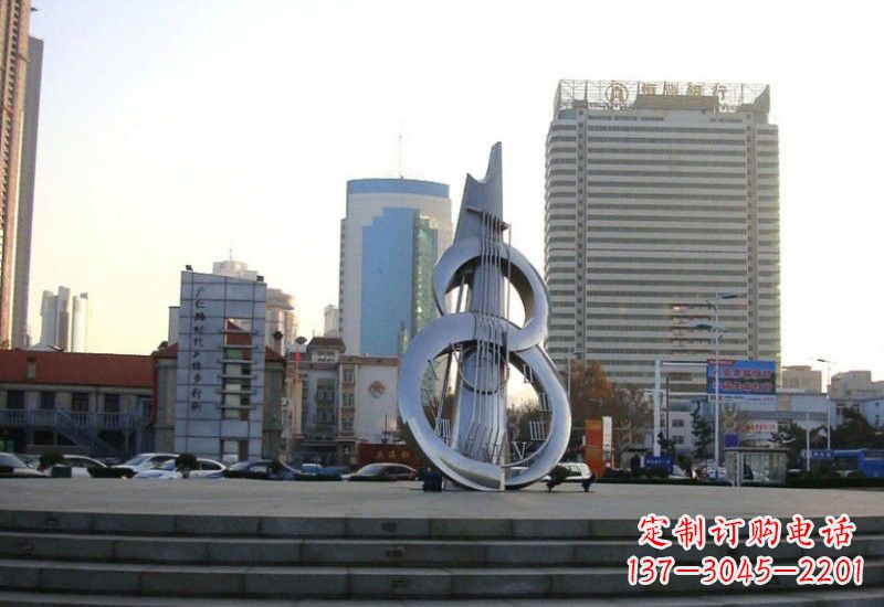 常州不锈钢吉他雕塑