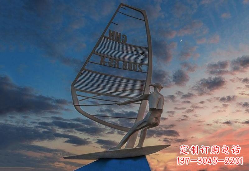 常州不锈钢帆船雕塑——象征着美丽的梦想