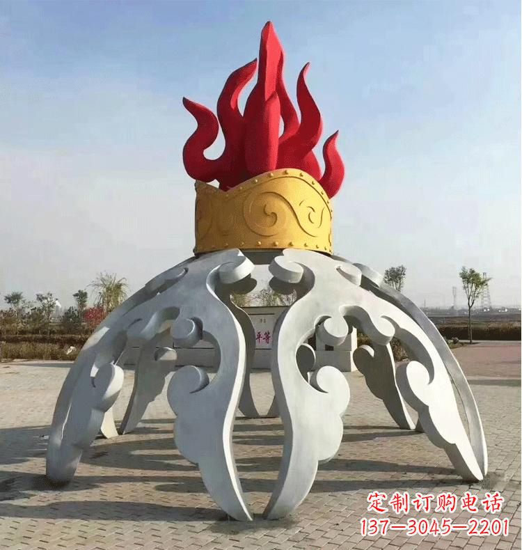 常州不锈钢拱门雕塑精致而又充满艺术气息