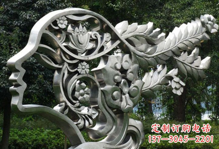 常州不锈钢美女雕塑一种流行的艺术形式