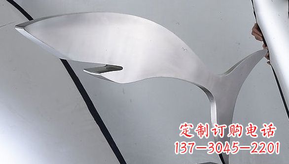 常州不锈钢鲨鱼雕塑艺术精品