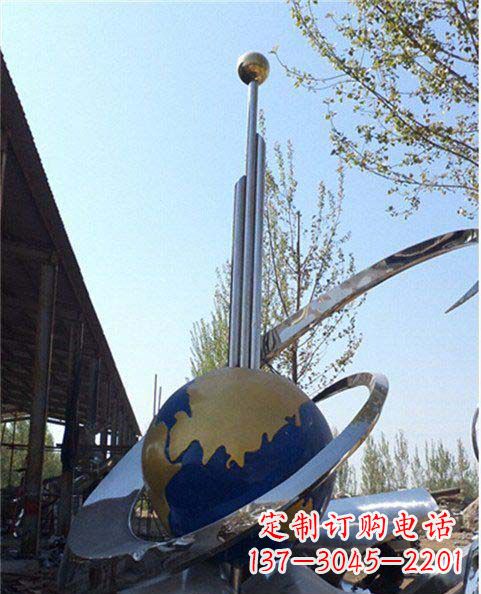 常州精致的不锈钢地球雕塑