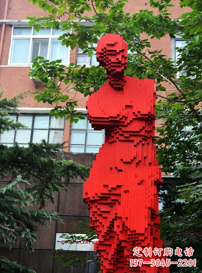 常州不锈钢抽象维纳斯雕塑街边景观雕塑