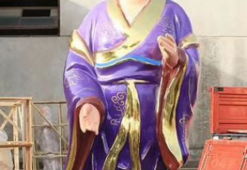 常州玻璃钢宗教庙宇彩绘八仙神像